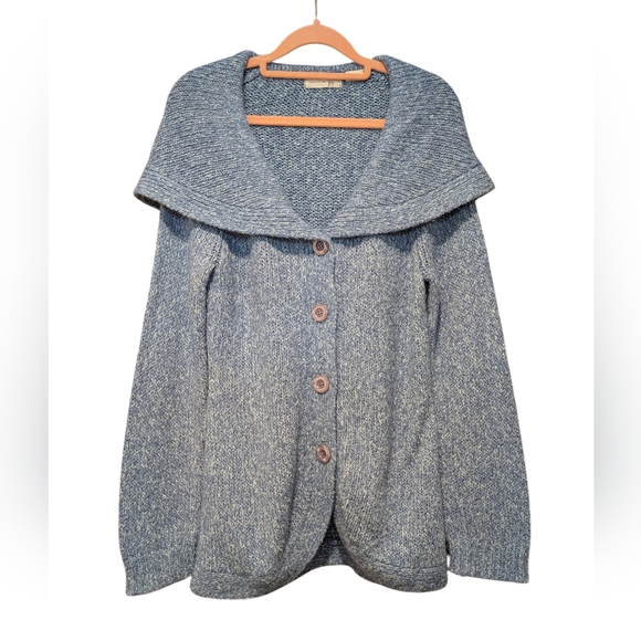Sleeping On Snow Sweaters - Anthropologie Sleeping On Snow Wool Blend Wide Collar Cardigan Sz S